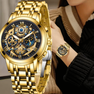 ساعة كوارتز فاخرة للنساءمقاومة للماء LIGE